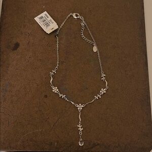 Cookie Lee necklace. Silver tone metal. Brand new with tag.